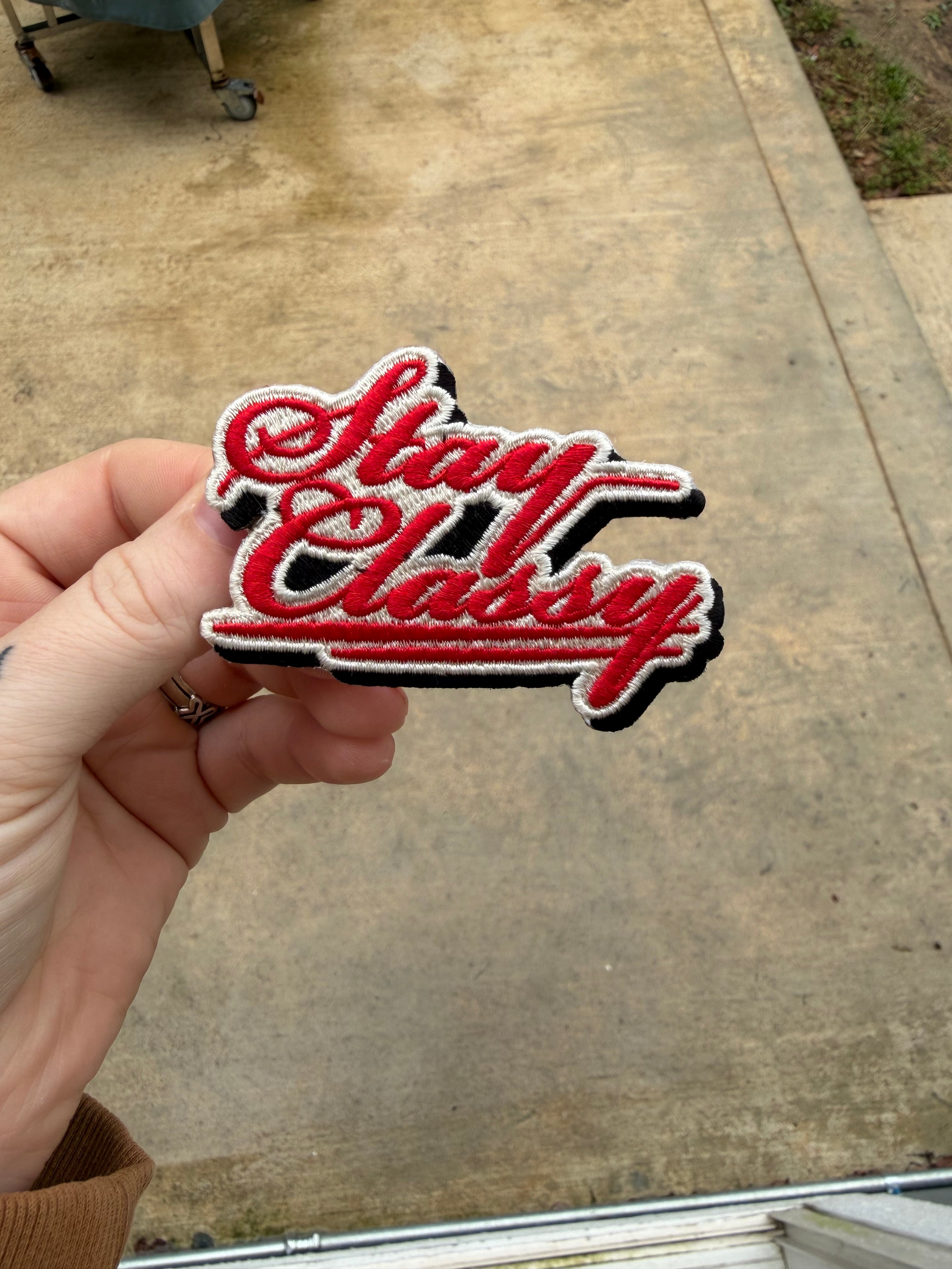 ‘Stay Classy’ bow center patch