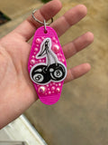 Cherry 8 Ball keychain