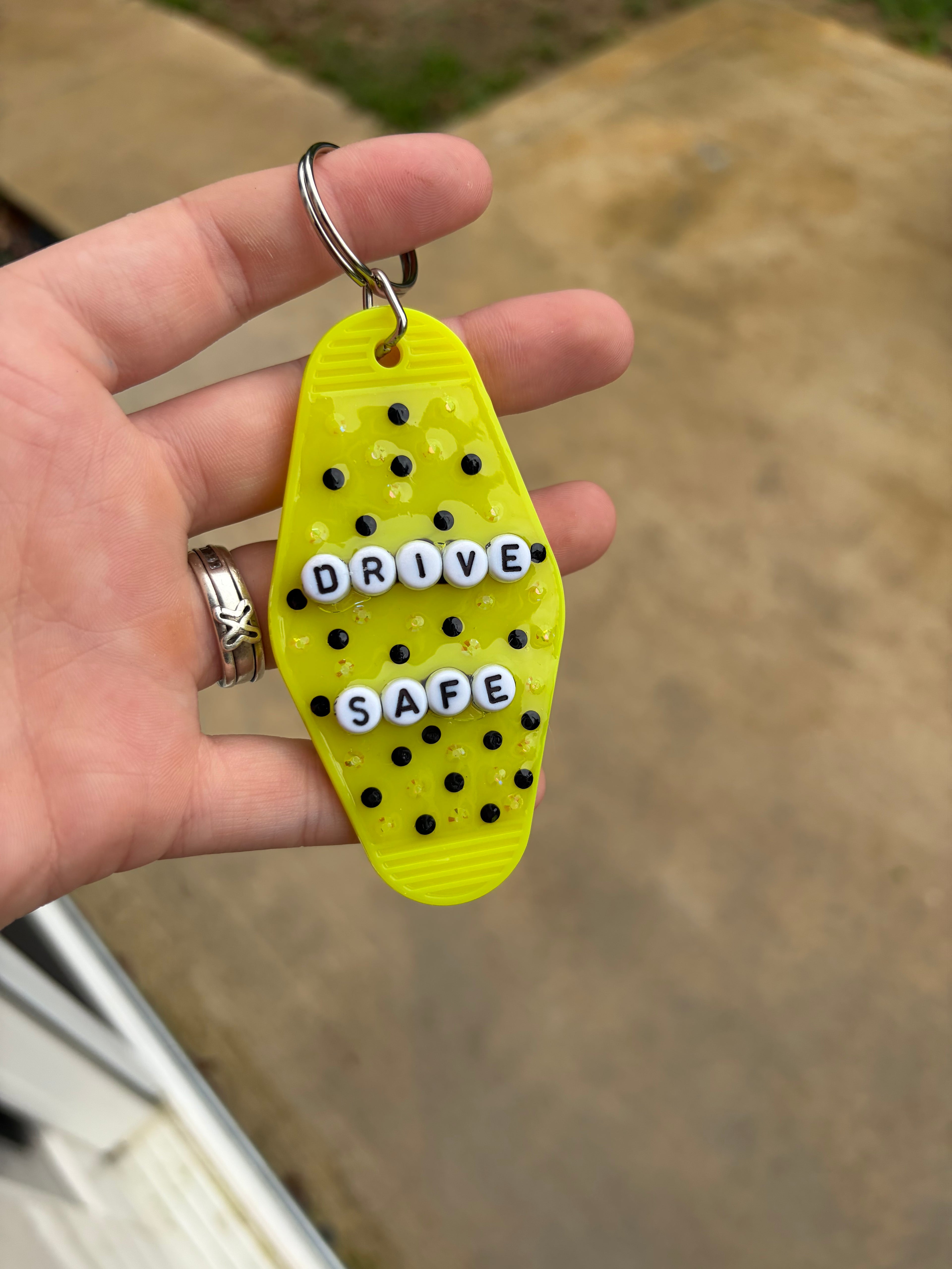 ‘Drive Safe’ keychain