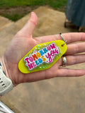 Yellow Tomorrow keychain