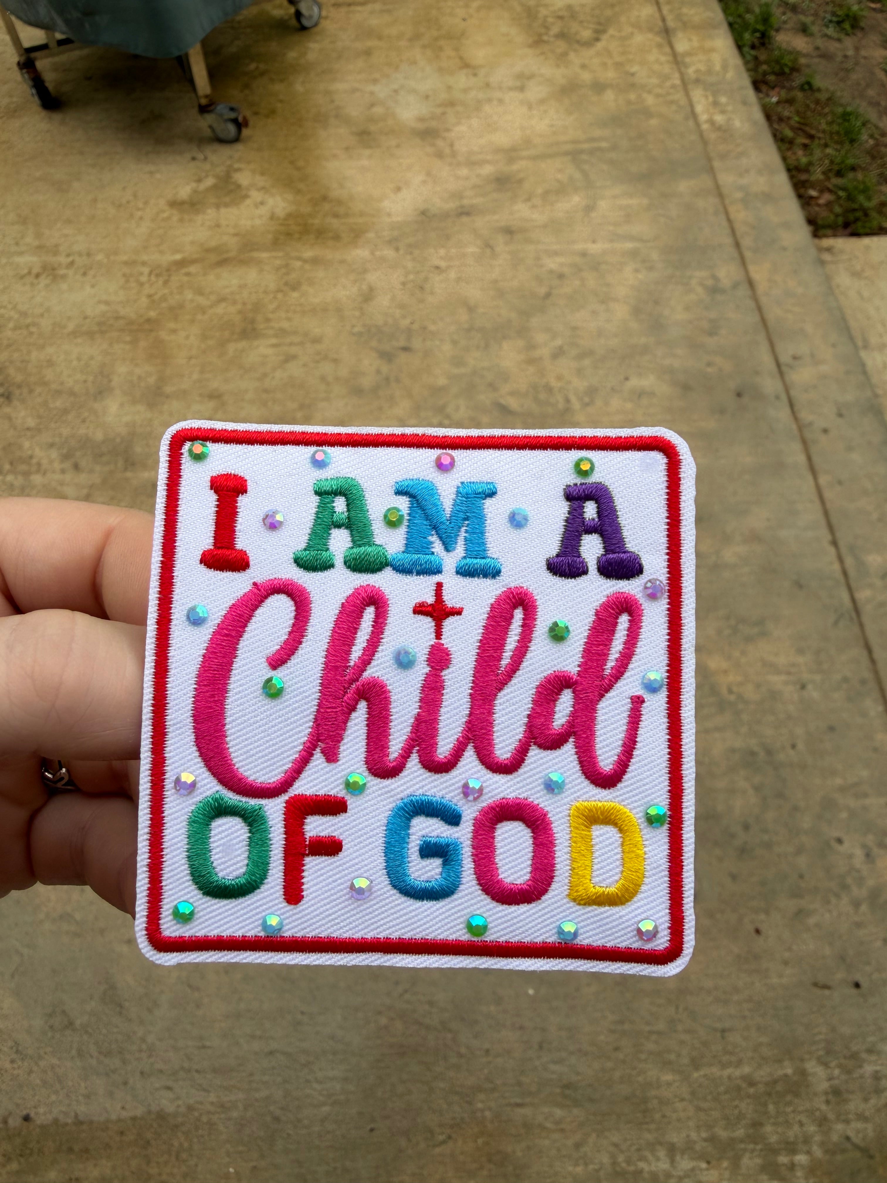 ‘Child of God’ bow center patch
